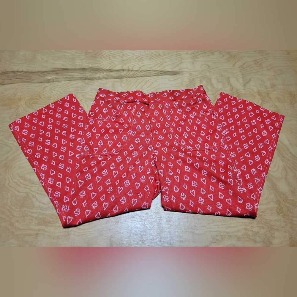 Rare Vintage 70s Lee Polyester Poker Pants